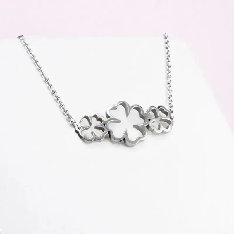Collana da donna con trifoglio Ponytail & Co