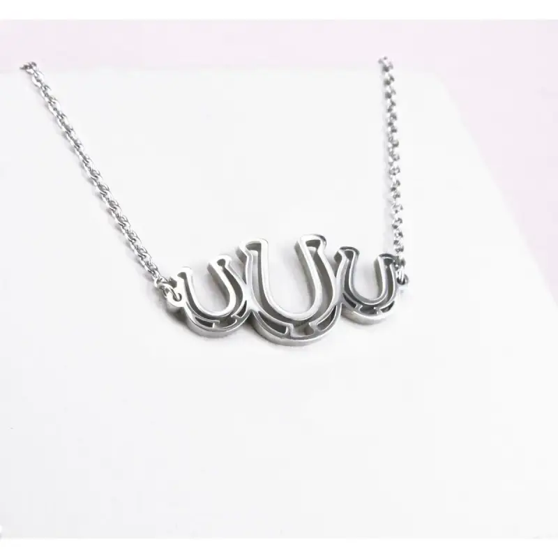 Collana donna a 3 ferri di cavallo Ponytail & Co