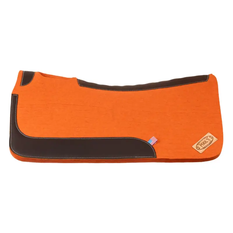 Sottosella in feltro western con rinforzo in cuoio Pool s