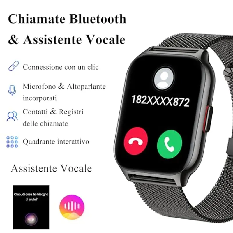 Popglory Smartwatch Uomo 1597218 miniatura 2