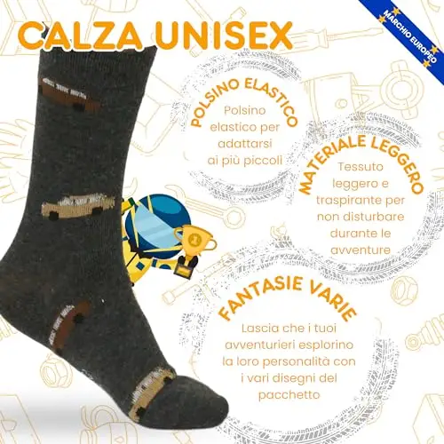 POPYS 12 Paia calzini bambino - calzini corti bambino - calzini corti bambina miniatura 2