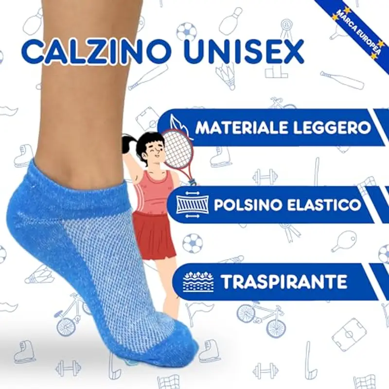 POPYS® 12 Paia Calzini Corti bambini Unisex | Calzini Corti Bambina | Calzini Corti Bambino | Calzini Bambina | Calzini Bambino (IT, Numero, 27, 31, Multicolore 1) miniatura 2
