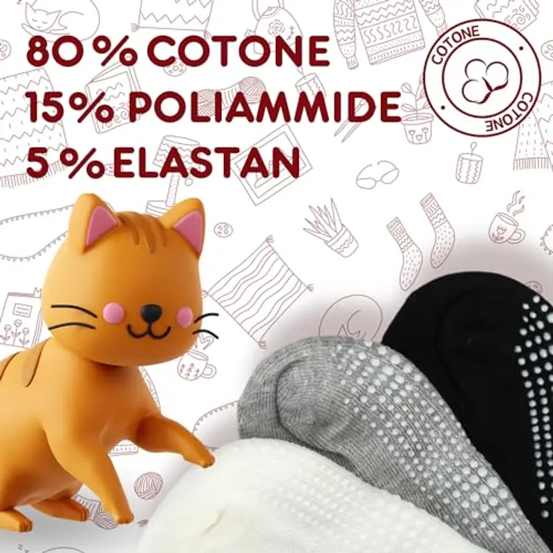 POPYS Calze Bambino Multicolore 2209811 miniatura 3