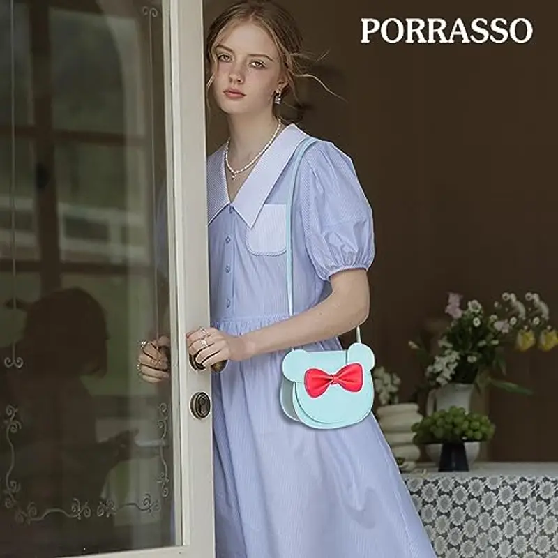 PORRASSO Borsa a tracolla Blu 2270278 miniatura 2