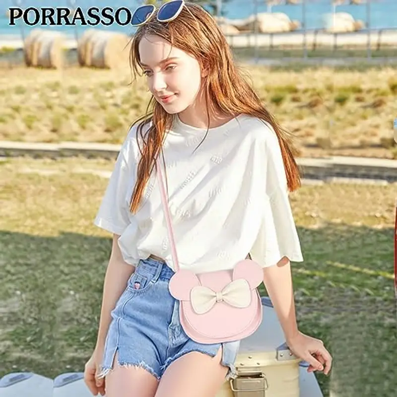 PORRASSO Borsa a tracolla Rosa 2270287 miniatura 2