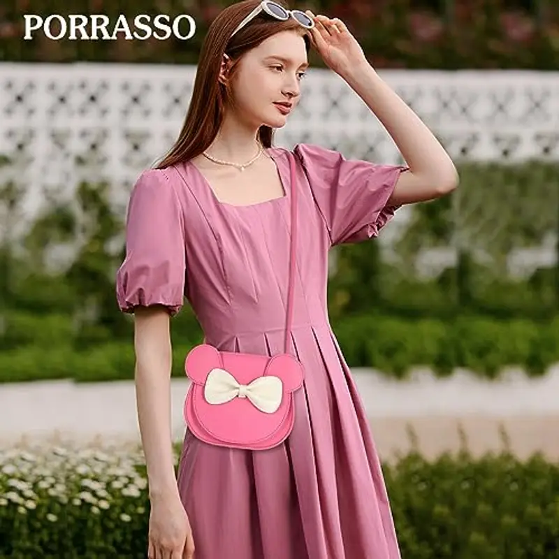 PORRASSO Borsa messenger Rosa 2270284 miniatura 2