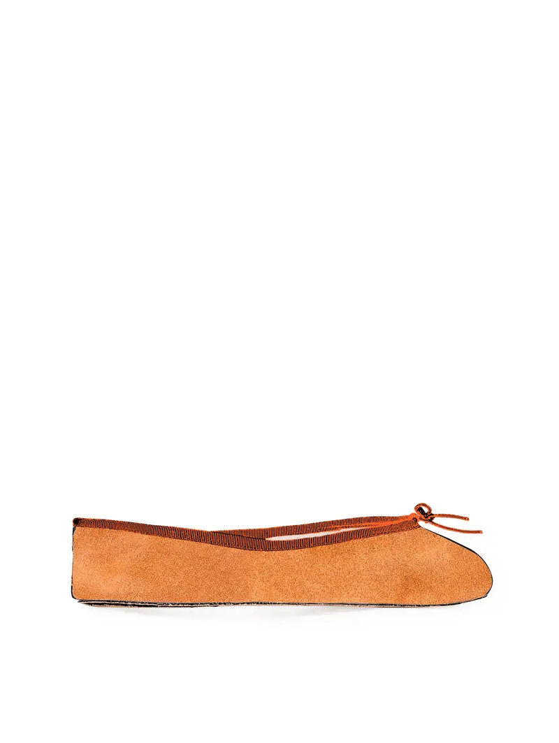 Suola Lunga Arancione Scamosciato C03 Eu