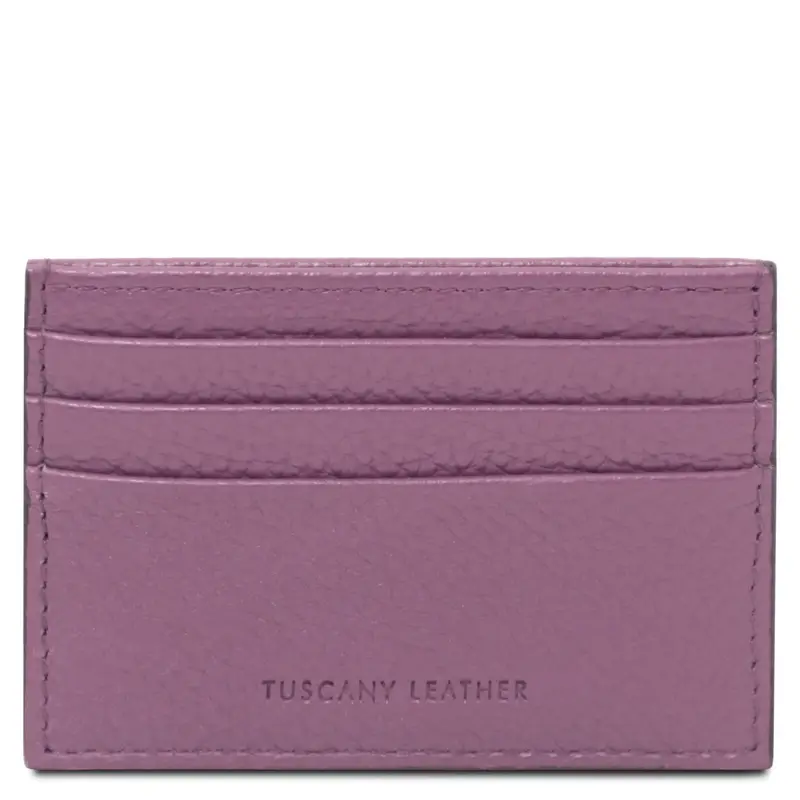 Portacarte in pelle Lilla