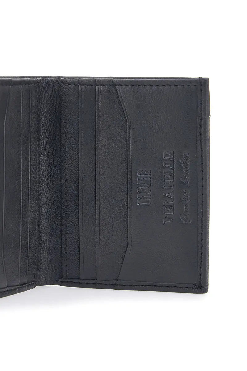 Portacarte Nero Compatto con Tasca per Contanti JAGUAR PF869-94 miniatura 2