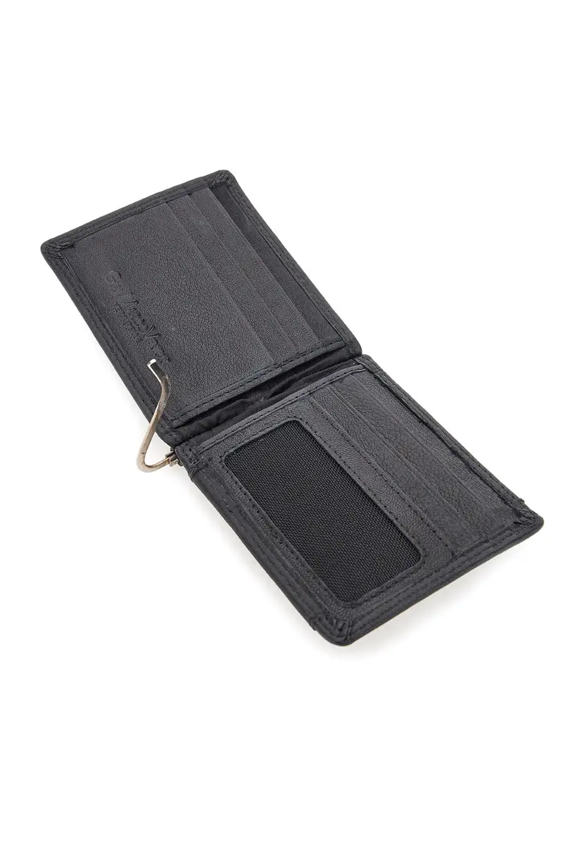 Portacarte Nero Da Uomo In Pelle GianMarco Venturi 80-U24 miniatura 2