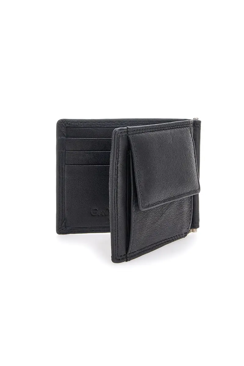 Portacarte Nero Da Uomo In Pelle GianMarco Venturi 80-U24 miniatura 3