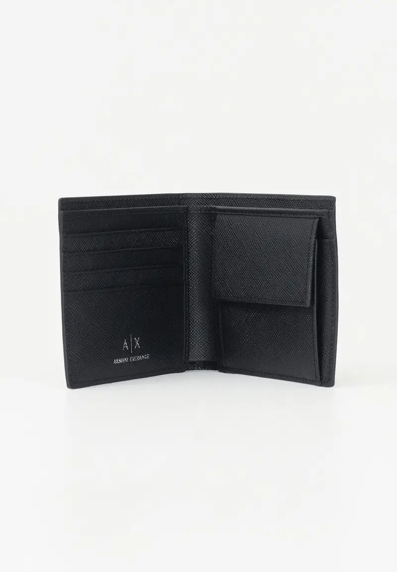 Armani Exchange Portafogli Uomo Nero 921590 miniatura 3