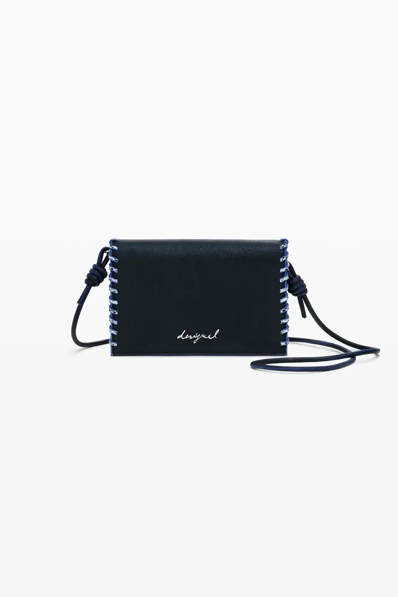 Portafoglio 2in1 cuciture medie