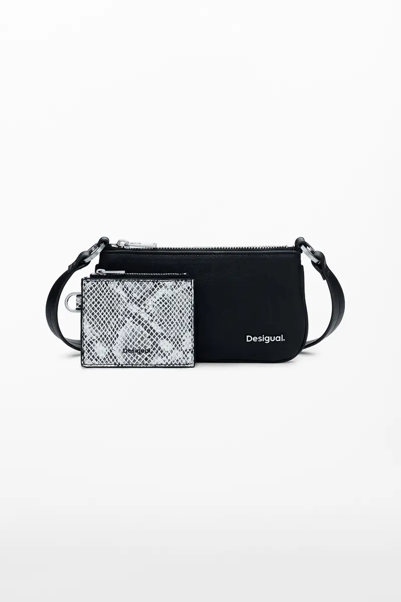 Portafoglio 2in1 serpente grande