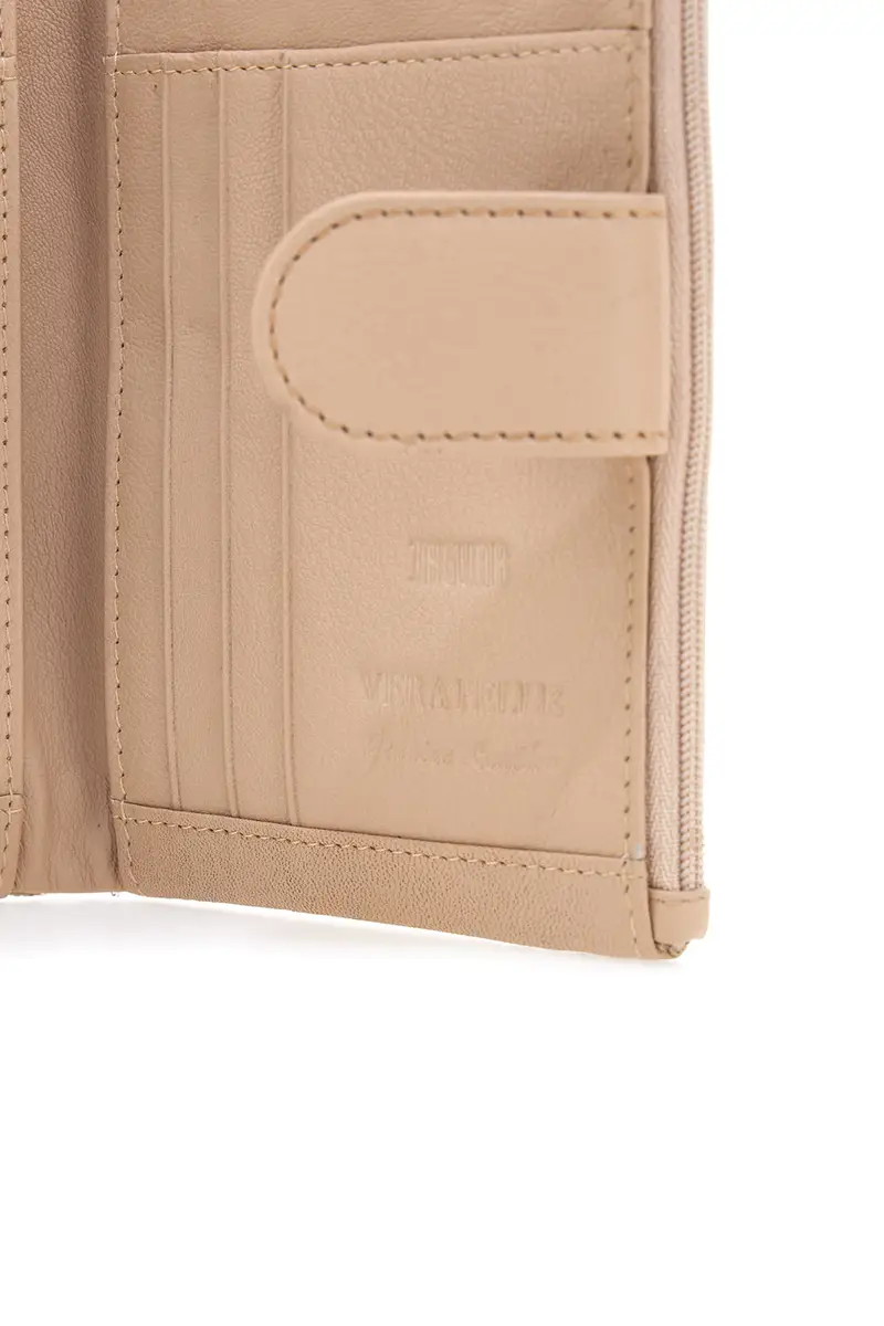 Portafoglio Beige con Clip e Cerniera Porta Monete JAGUAR TPF882 miniatura 3