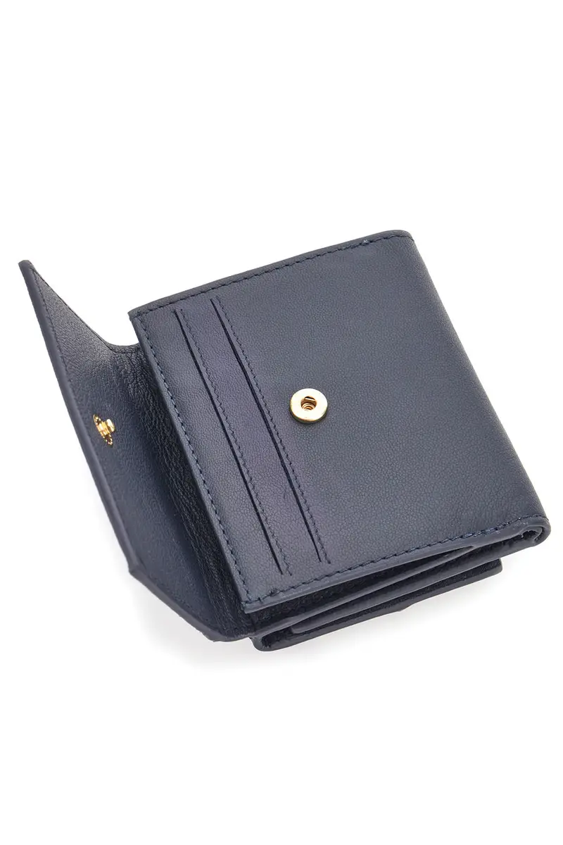 Portafoglio Blu a Tre Lati con Porta Monete sul Retro JAGUAR TPF882-81 miniatura 2