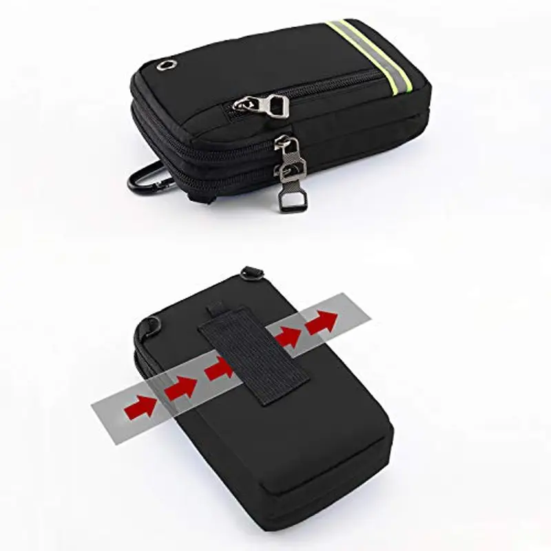 Portafoglio custodia sportiva piccola tasca tattica cintura uomo donna tracolla borsa gadget banana a mano borsa miniatura 3