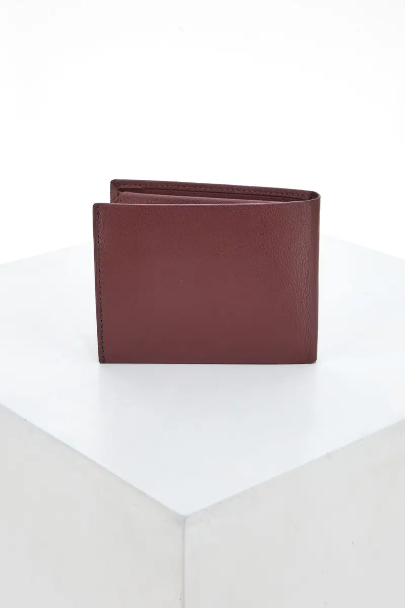 Portafoglio da Uomo Vino In vera pelle Jaguar PF827-1 miniatura 2