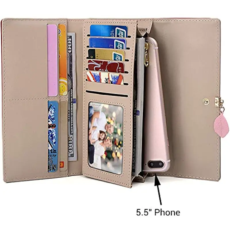 Charltu Portamonete Donna Rosso 1599983 miniatura 3