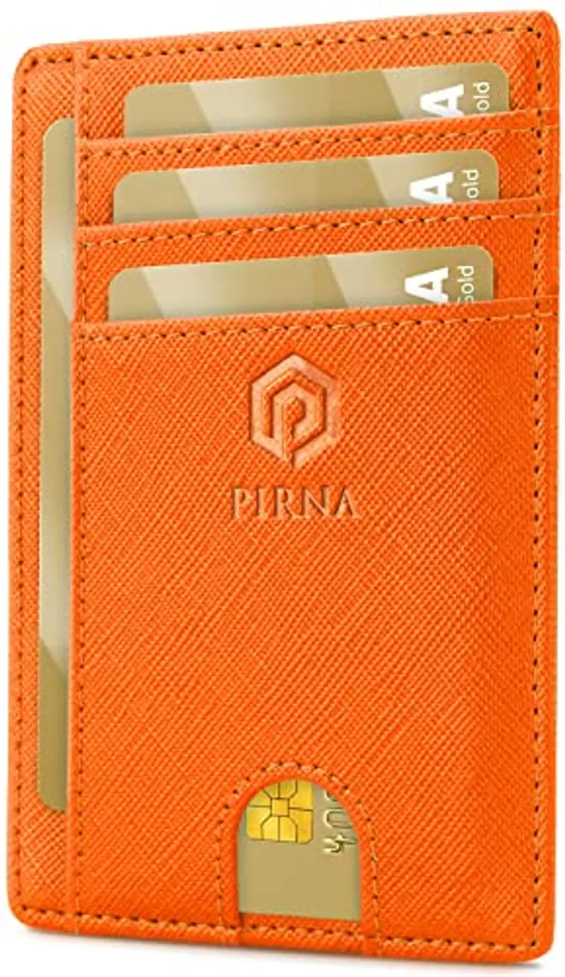 PIRNA Porta carte di credito Uomo Arancione 1600006