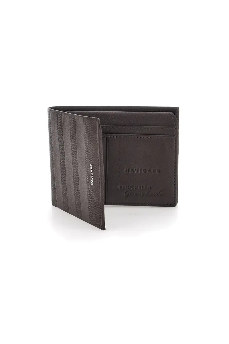 Portafoglio Marrone in Vera Pelle NAVIGARE PF877-100 miniatura 2