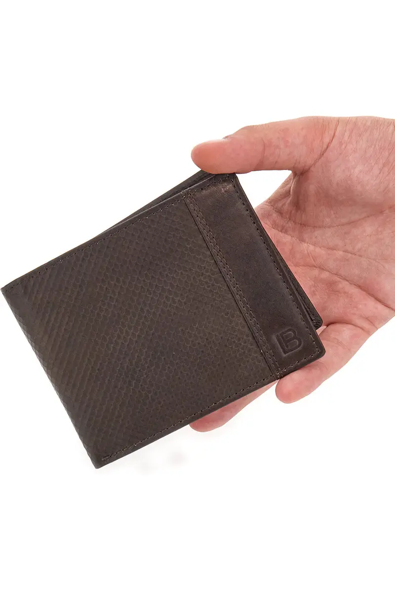 PORTAFOGLIO MARRONE SCURO BIAGIOTTI UOMO HUBERT