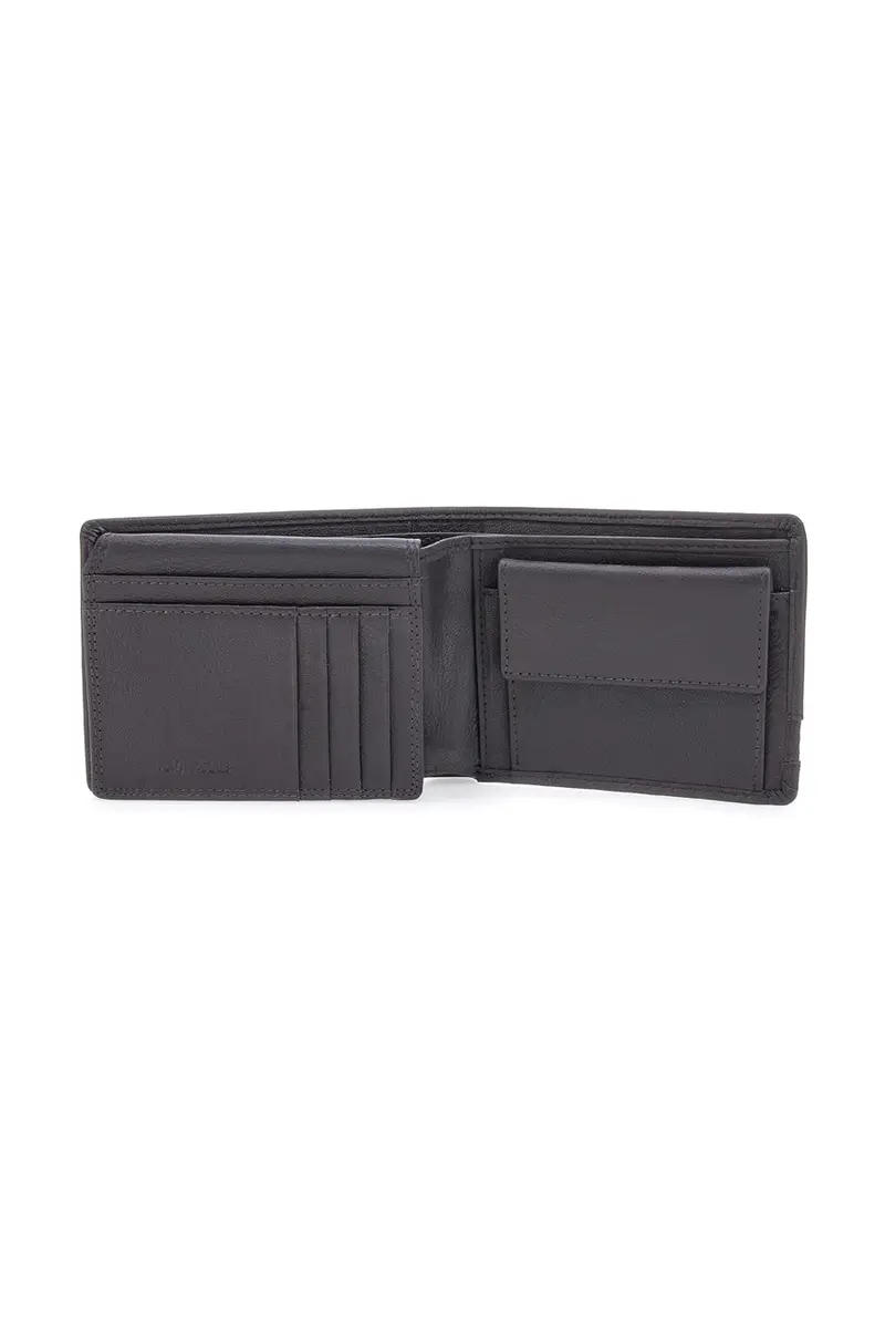 Portafoglio Marroni in Vera Pelle Lancetti Kolvin 766-04 miniatura 3