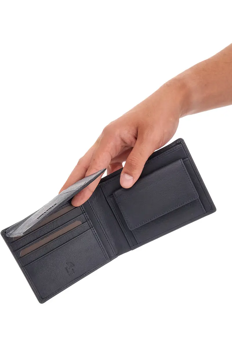 PORTAFOGLIO NAVY LANCETTI DEVON miniatura 2