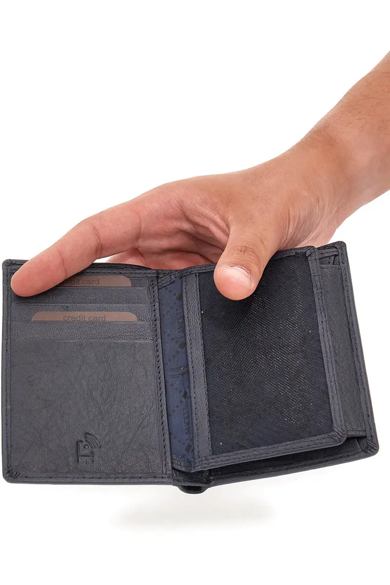 PORTAFOGLIO NAVY LANCETTI FRADES miniatura 2