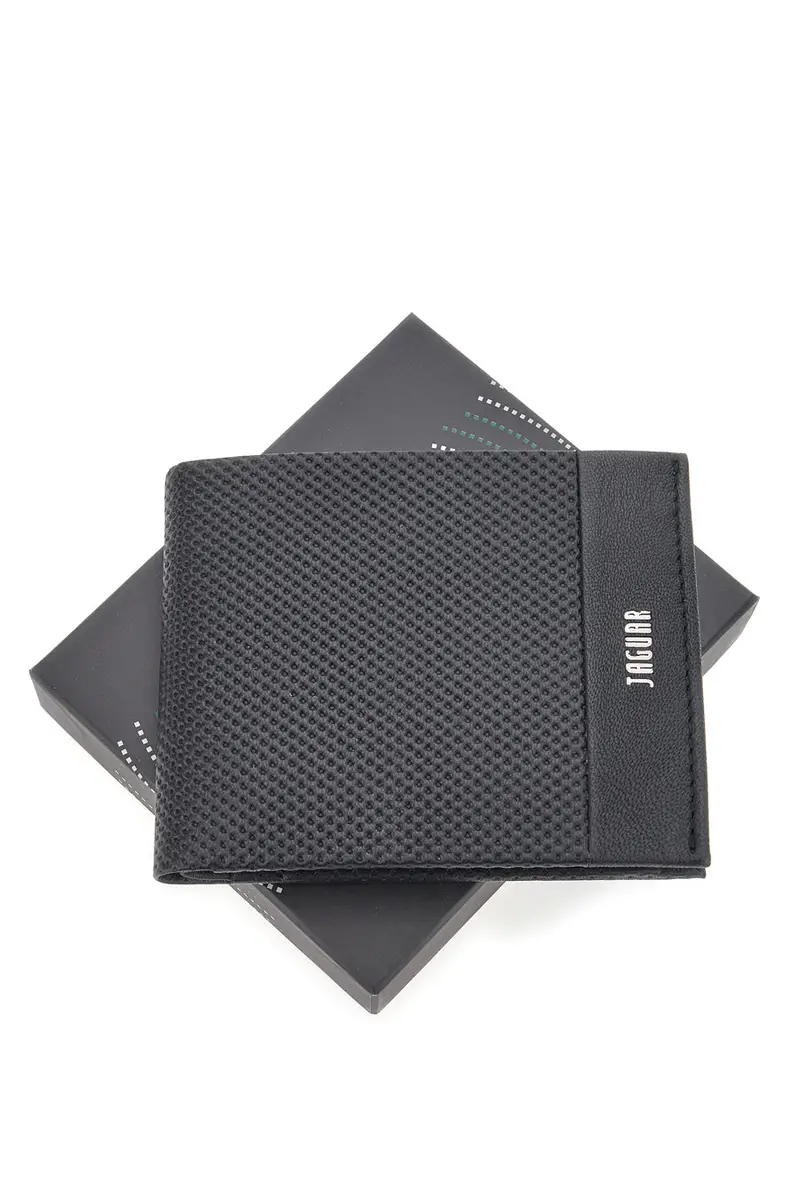 Portafoglio Nero con Porta Monete JAGAUR TPF873-9