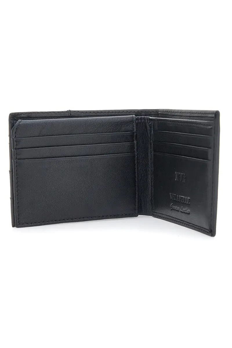 PORTAFOGLIO Nero Jaguar PF823 da UOMO miniatura 2