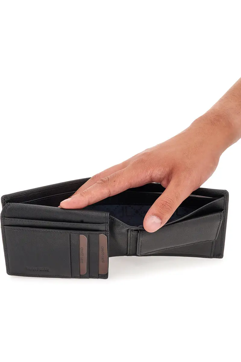 PORTAFOGLIO NERO LANCETTI FRADES miniatura 3