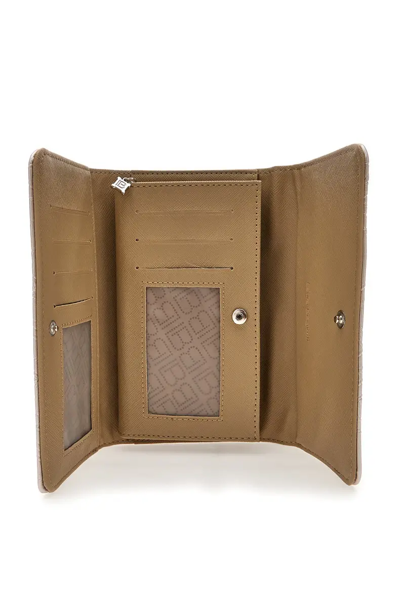 Portafoglio platino con bottone LAURA BIAGIOTTI 511-68 miniatura 3