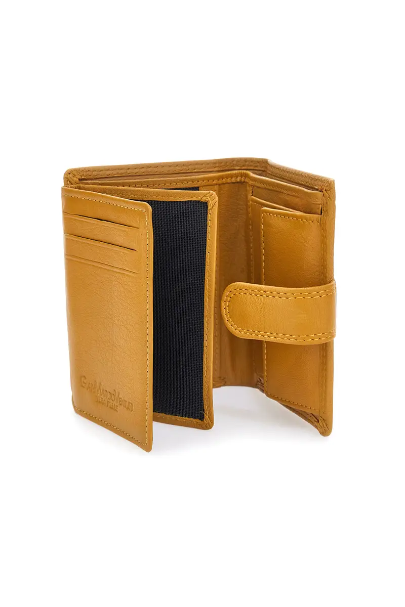 Portafoglio Senape In Pelle GianMarco Venturi 80 miniatura 3