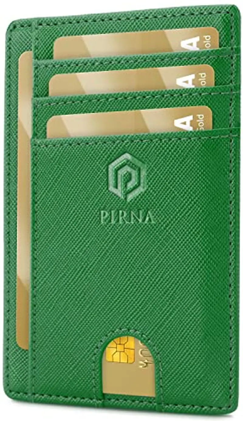 PIRNA Porta carte di credito Uomo Verde 1600005