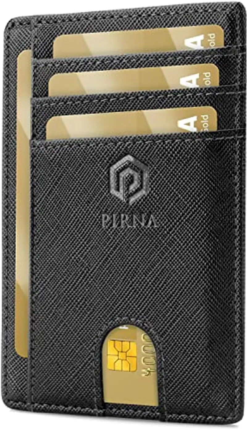PIRNA Porta carte di credito Uomo Nero 943013