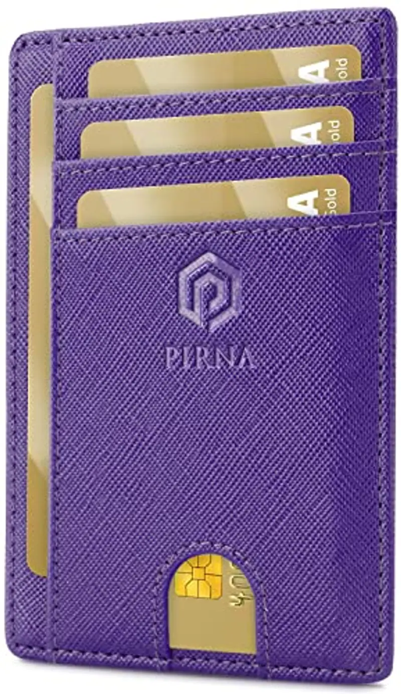 PIRNA Porta carte di credito Uomo Viola 1600009