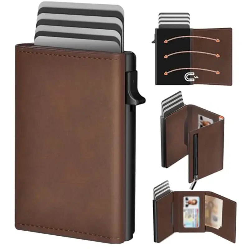 Dwnkove Portamonete Uomo Marrone 1600032