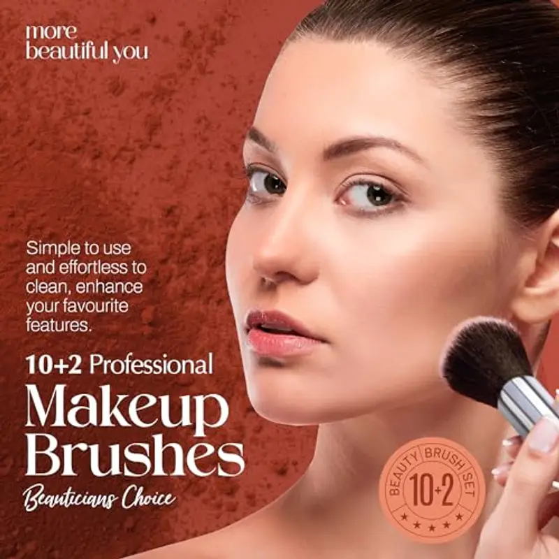 PORTENTUM Set pennelli make-up Multicolore 1251317 miniatura 2