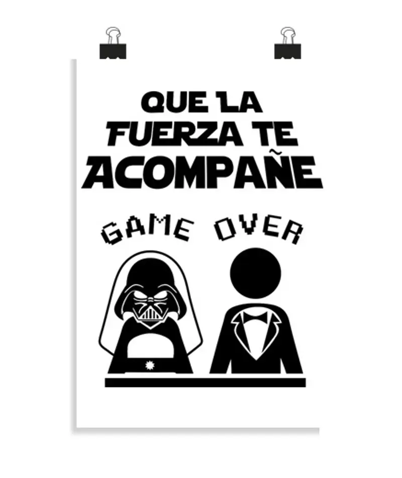 Poster verticale 2:3 - (20 x 30 cm) addio al senzagle lato oscuro (amici