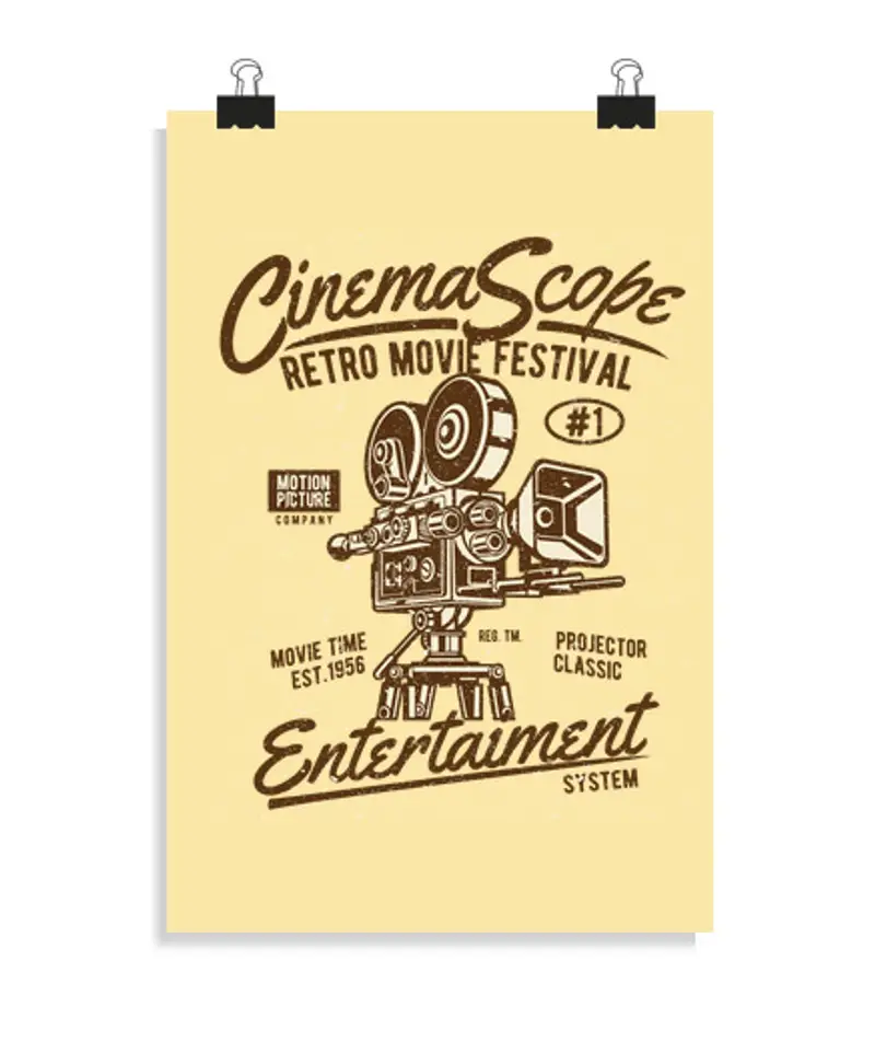 Poster verticale 2: 3 - (20 x 30 cm) ambito cinematografico