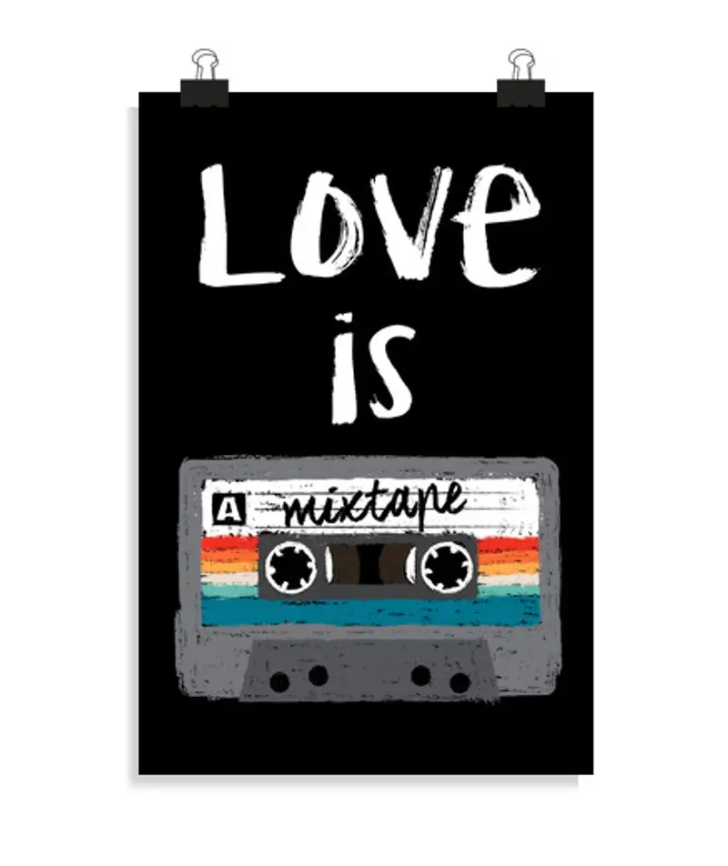 Poster verticale 2: 3 - (20 x 30 cm) amoree è una ape mista