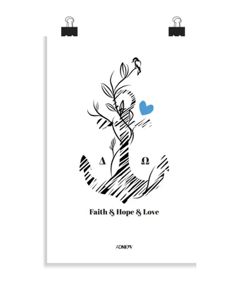 Poster verticale 2: 3 - (20 x 30 cm) ancora