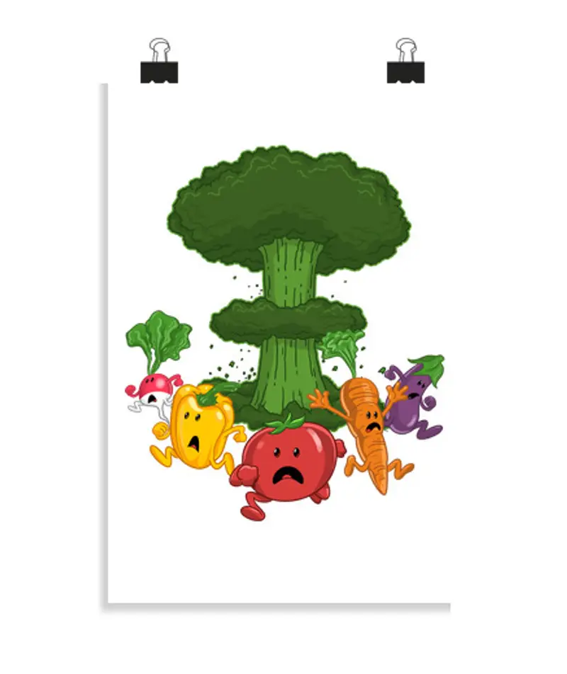 Poster verticale 2:3 - (20 x 30 cm) armageddon di verdure