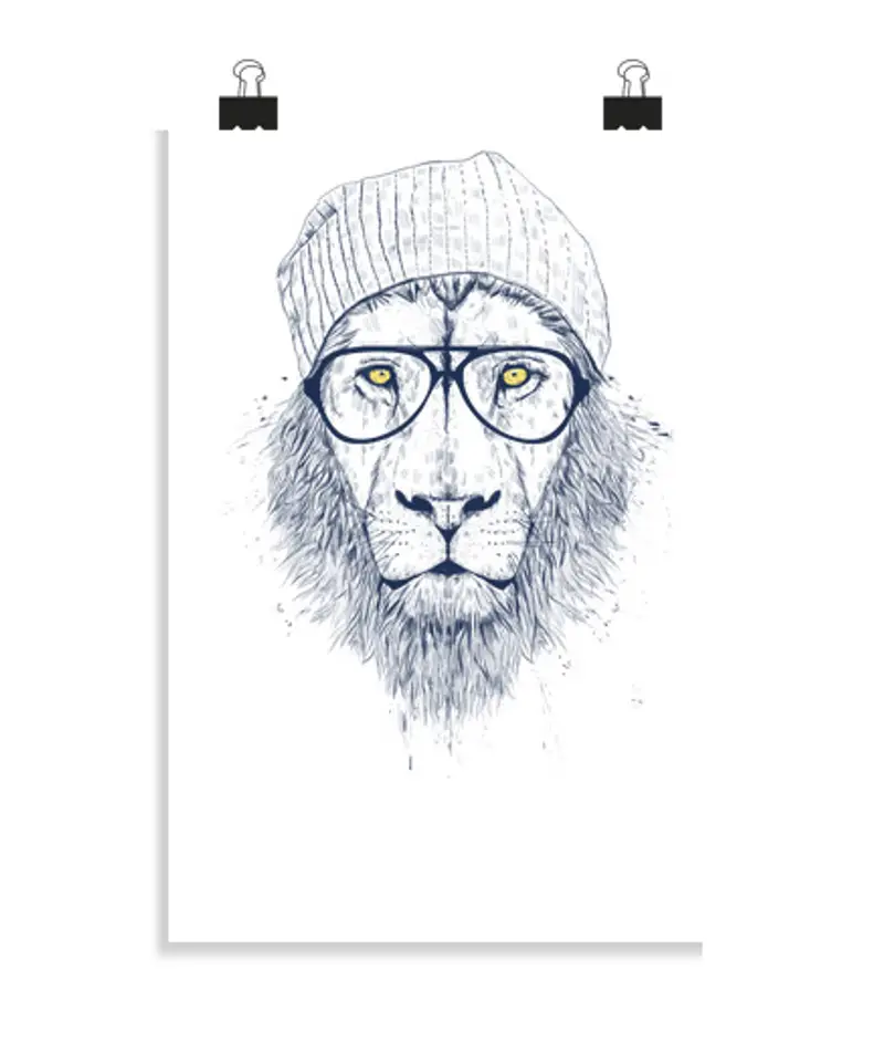 Poster verticale 2: 3 - (20 x 30 cm) bel leonee