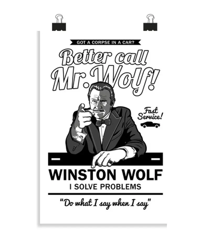 Poster verticale 2:3 - (20 x 30 cm) better c all mr lupo