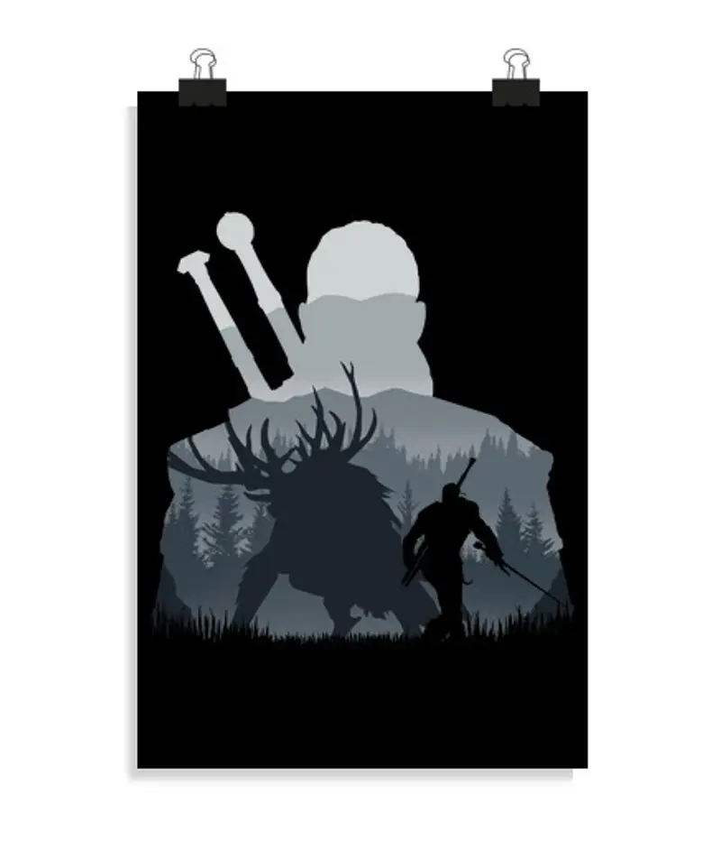 Poster verticale 2: 3 - (20 x 30 cm) cacciatore