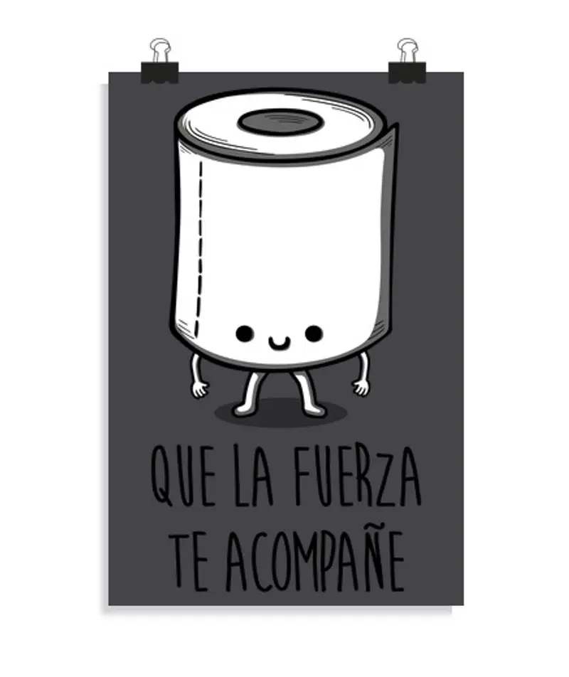 Poster verticale 2: 3 - (20 x 30 cm) che la forza sia con te