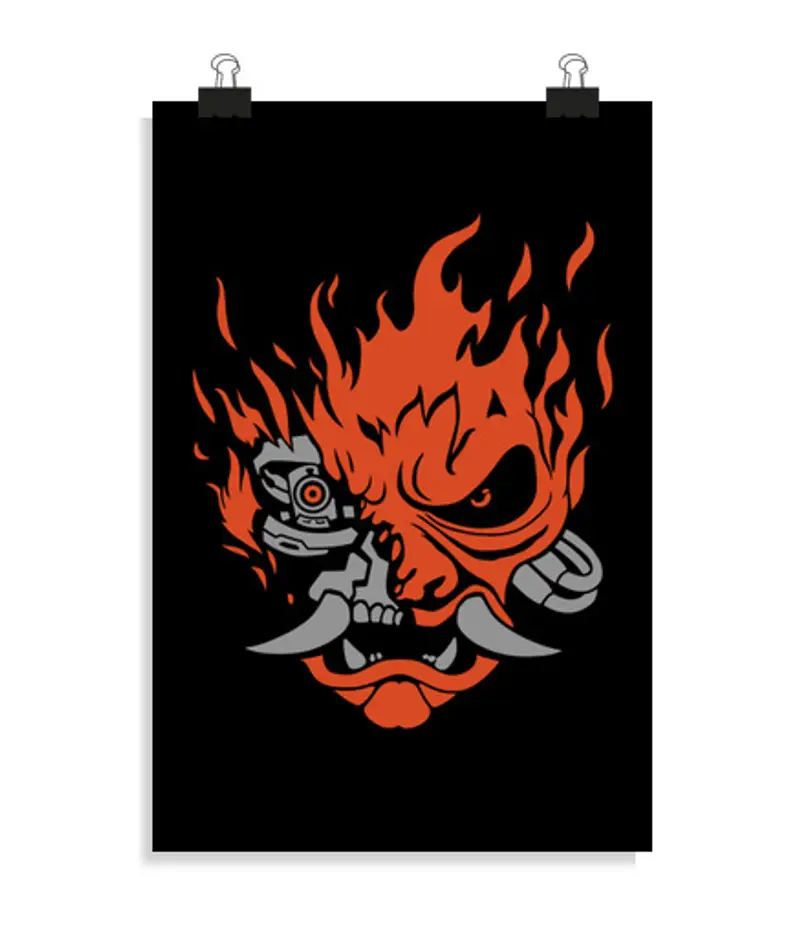 Poster verticale 2: 3 - (20 x 30 cm) cybersamurai 2077