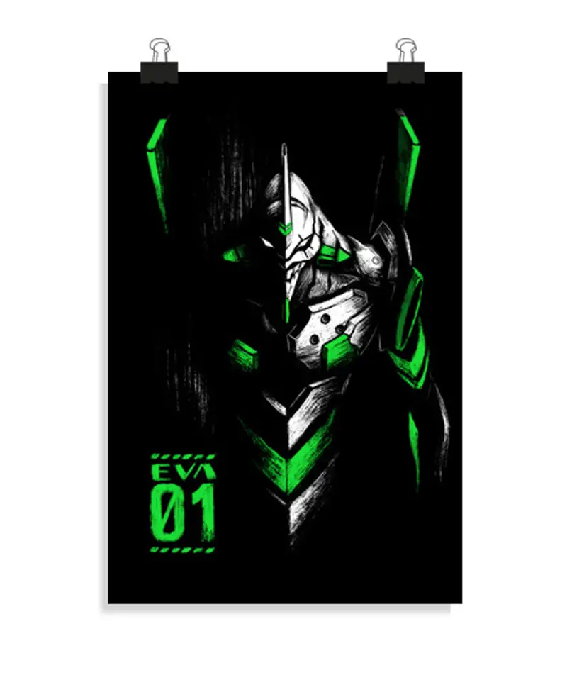 Poster verticale 2:3 - (20 x 30 cm) eva ngelion 01 - eva - manga anime